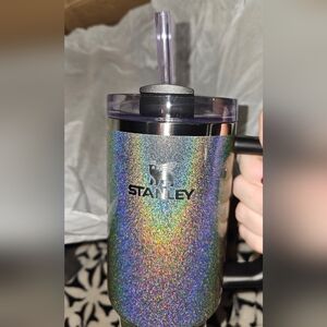 Midnight Glitz 40 oz Stanely Stainless Steel Cup Tumbler NWT
